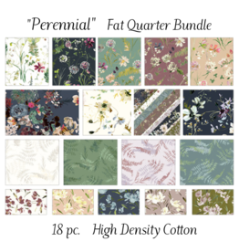 Kelly Ventura Perennial, Fat Quarter Bundle containing 18 pcs.