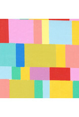 Moda Whatever the Weather, Color Blocks in Rainbow, Fabric Half-Yards