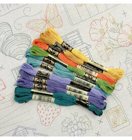 Cedar O'Reilly CA Central Coast Embroidery Floss - Set of Eleven  8.75 yard skeins