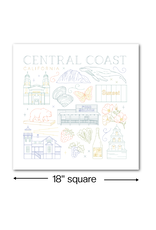 Cedar O'Reilly California Central Coast Embroidery Sampler (sampler cloth and backing cloth only)