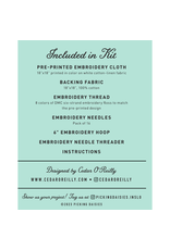 Cedar O'Reilly CA Central Coast Embroidery Sampler Kit