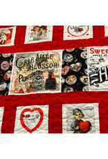 PD All My Heart Valentine Quilt Kit - Fabric to make a 42” x 48” quilt top
