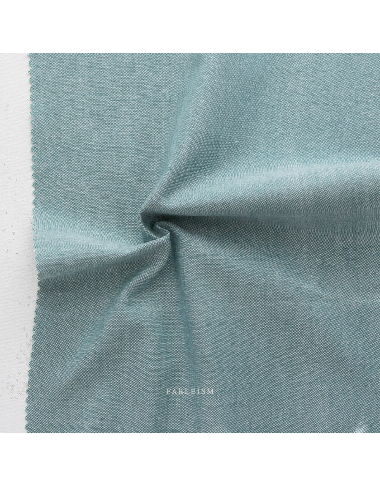 Fableism Everyday Chambray, Bay Leaf, Fabric Half-Yards