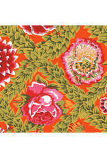 Kaffe Fassett Collective Kaffe Collective Vintage, Flower Lattice in Circus, Fabric Half-Yards