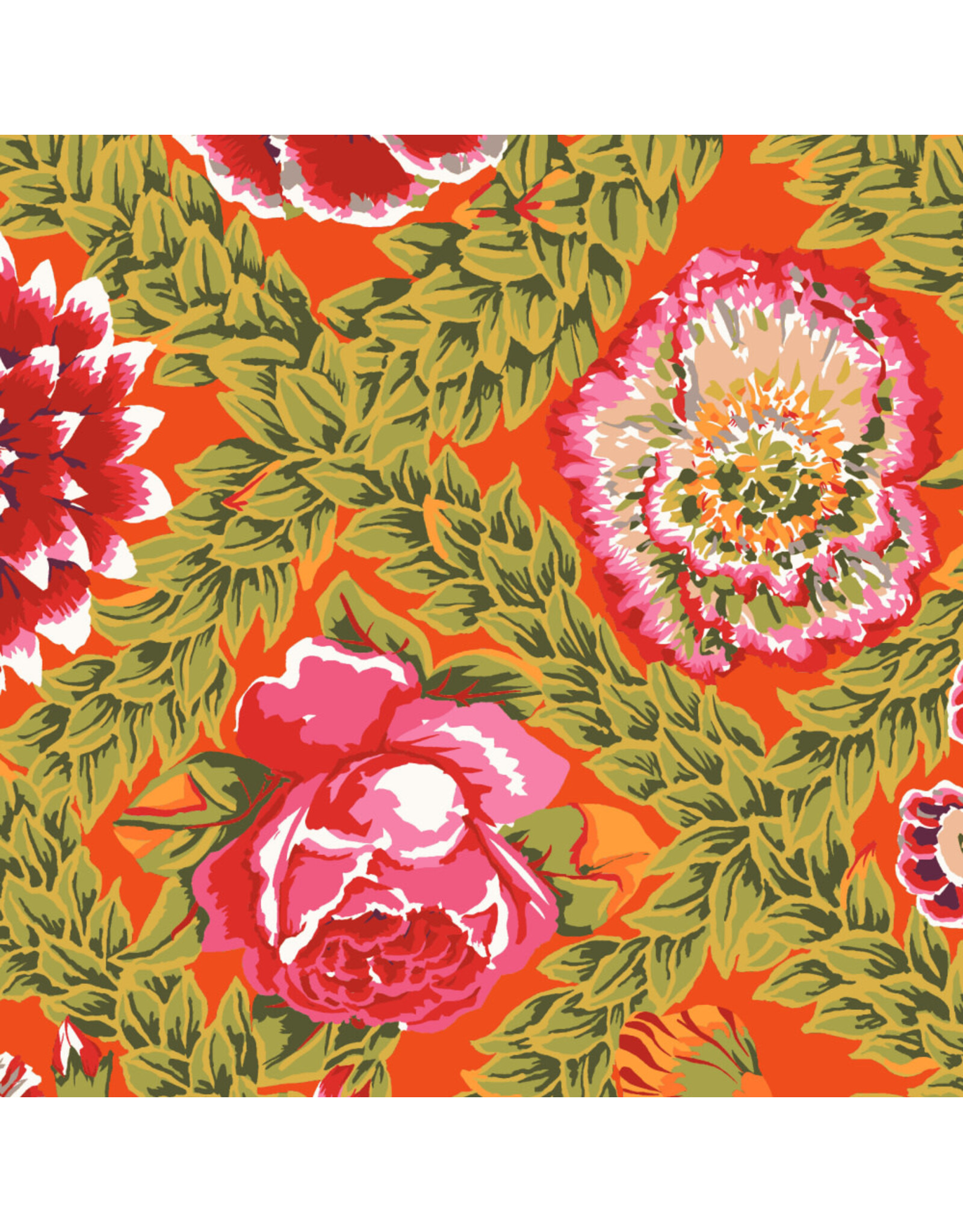 Kaffe Fassett Collective Kaffe Collective Vintage, Flower Lattice in Circus, Fabric Half-Yards