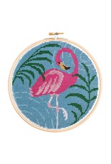 Hawthorne Handmade ON SALE - Flamingo Cross Stitch Kit - 40% OFF