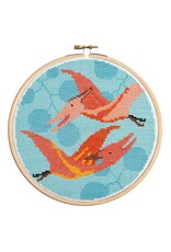 Hawthorne Handmade ON SALE - Pterodactyl Cross Stitch Kit - 40% OFF
