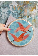 Hawthorne Handmade ON SALE - Pterodactyl Cross Stitch Kit - 40% OFF