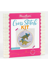 Hawthorne Handmade ON SALE - Triceratops Cross Stitch Kit - 40% OFF