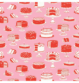 Cloud9 Fabrics Buttercream, Bakery Cakes, Fabric Half-Yards