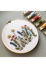 And Other Adventures Embroidery Co. Bright Summer Meadow, Beginner Embroidery Kit