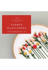 And Other Adventures Embroidery Co. Summer Wildflowers, Beginner Embroidery Kit