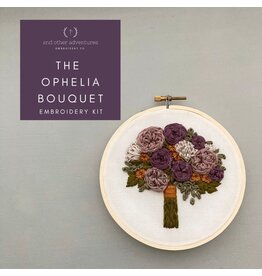 And Other Adventures Embroidery Co. The Ophelia Bouquet, Intermediate Embroidery Kit