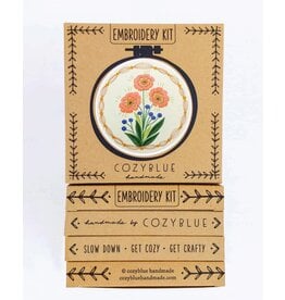 cozyblue True Bloom Embroidery Kit from cozyblue