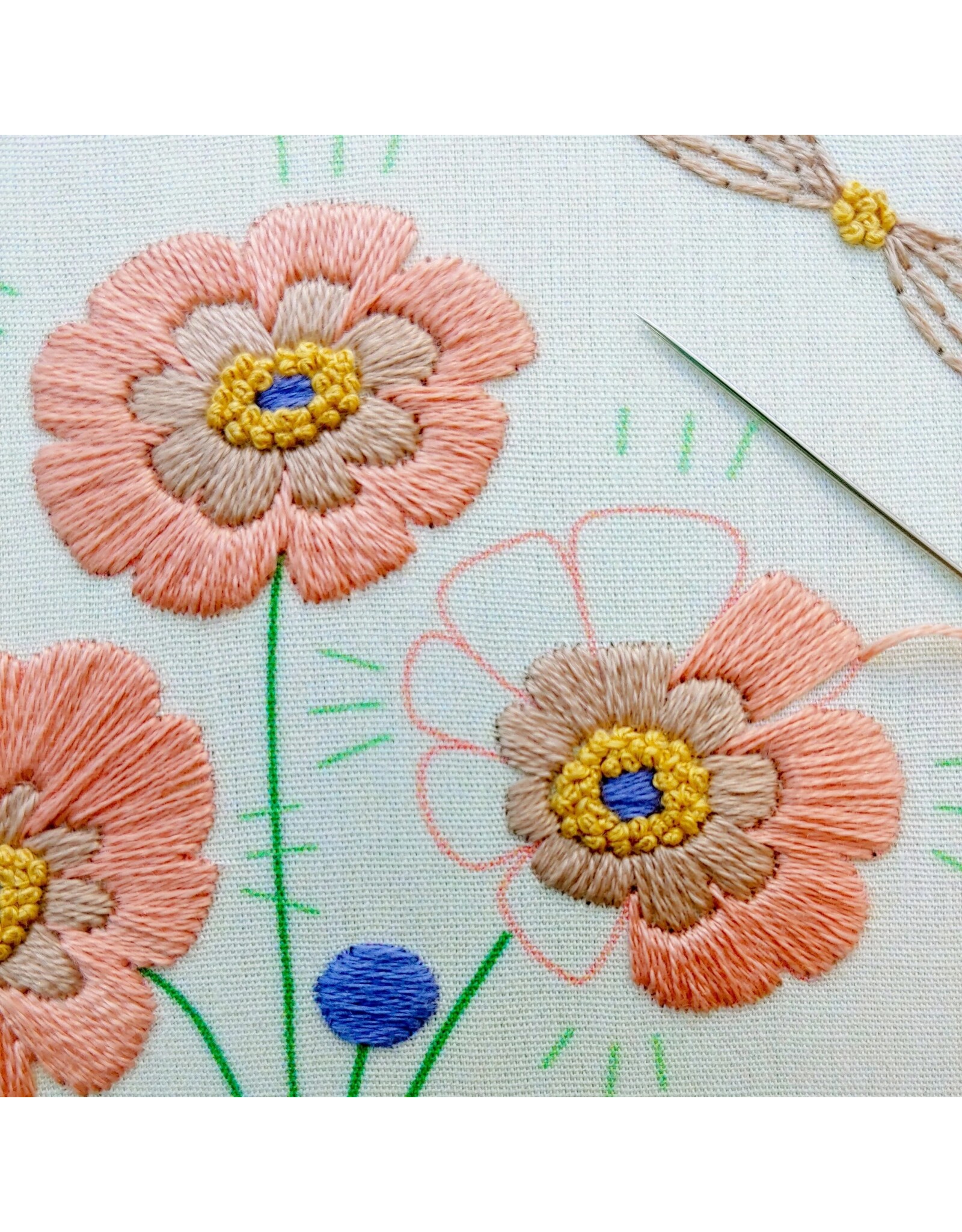cozyblue True Bloom Embroidery Kit from cozyblue