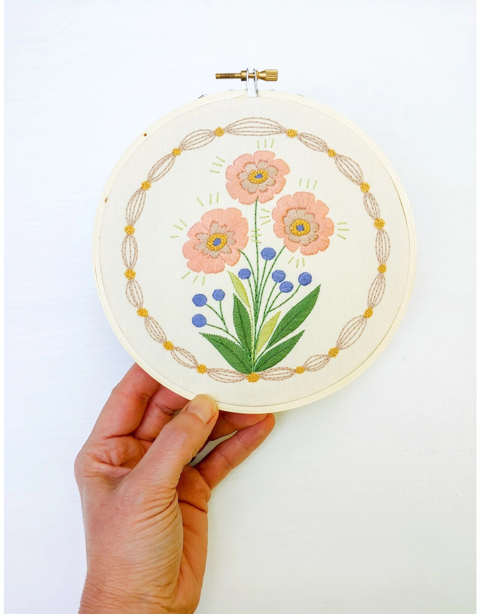 cozyblue True Bloom Embroidery Kit from cozyblue