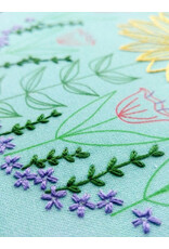 cozyblue ON ORDER-Summer Garden Embroidery Kit from cozyblue