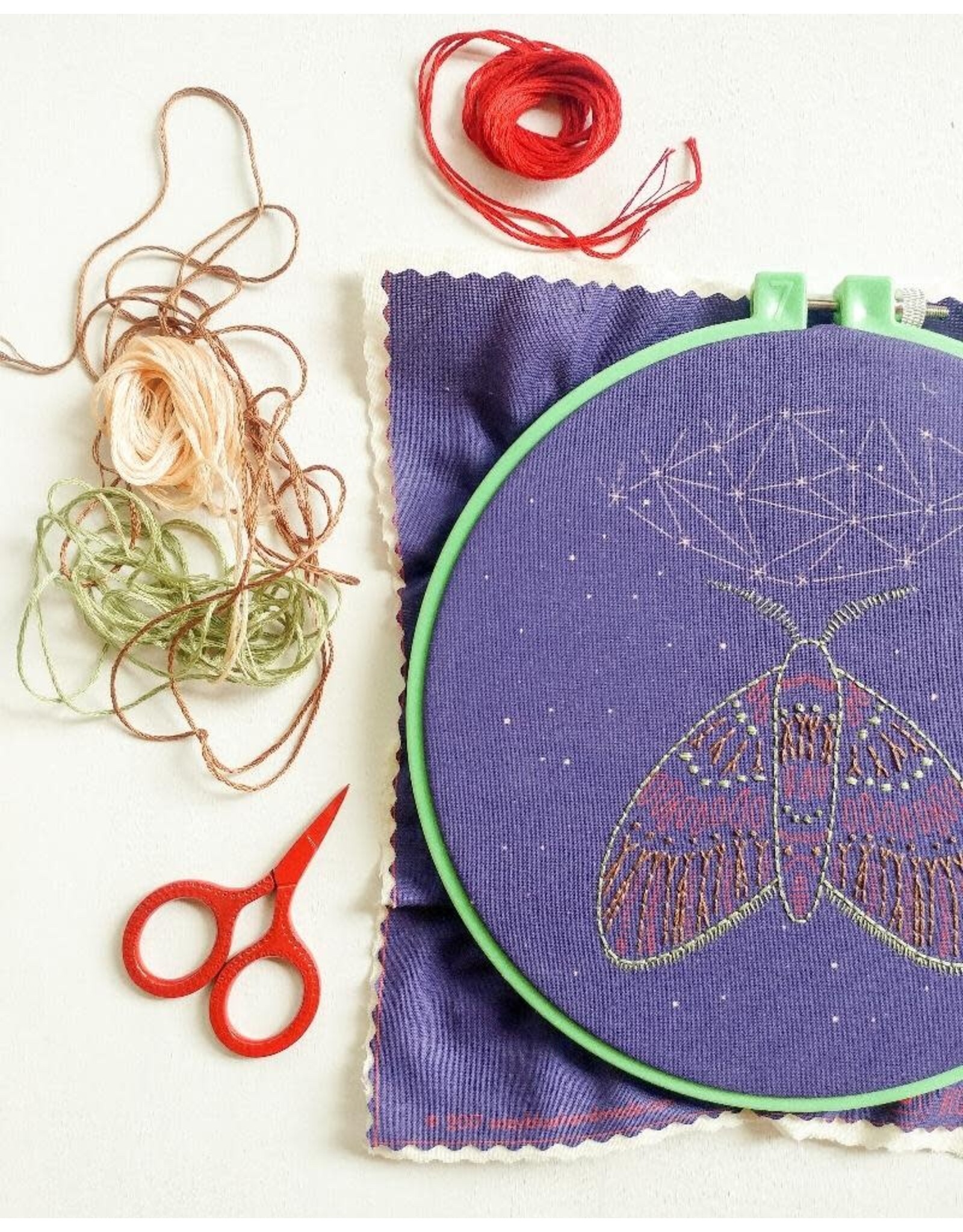cozyblue Midnight Flight Embroidery Kit from cozyblue