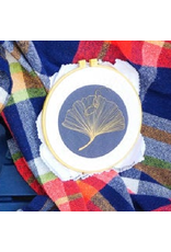 cozyblue Ginkgo Embroidery Kit from cozyblue