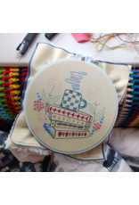 cozyblue ON ORDER-Book Nook Embroidery Kit from cozyblue