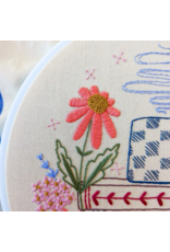 cozyblue ON ORDER-Book Nook Embroidery Kit from cozyblue