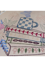 cozyblue ON ORDER-Book Nook Embroidery Kit from cozyblue