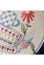 cozyblue ON ORDER-Book Nook Embroidery Kit from cozyblue