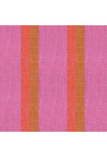 Alexia Abegg Jolie Toweling, Apron Stripe in Pink, 16" wide, sold by the yard