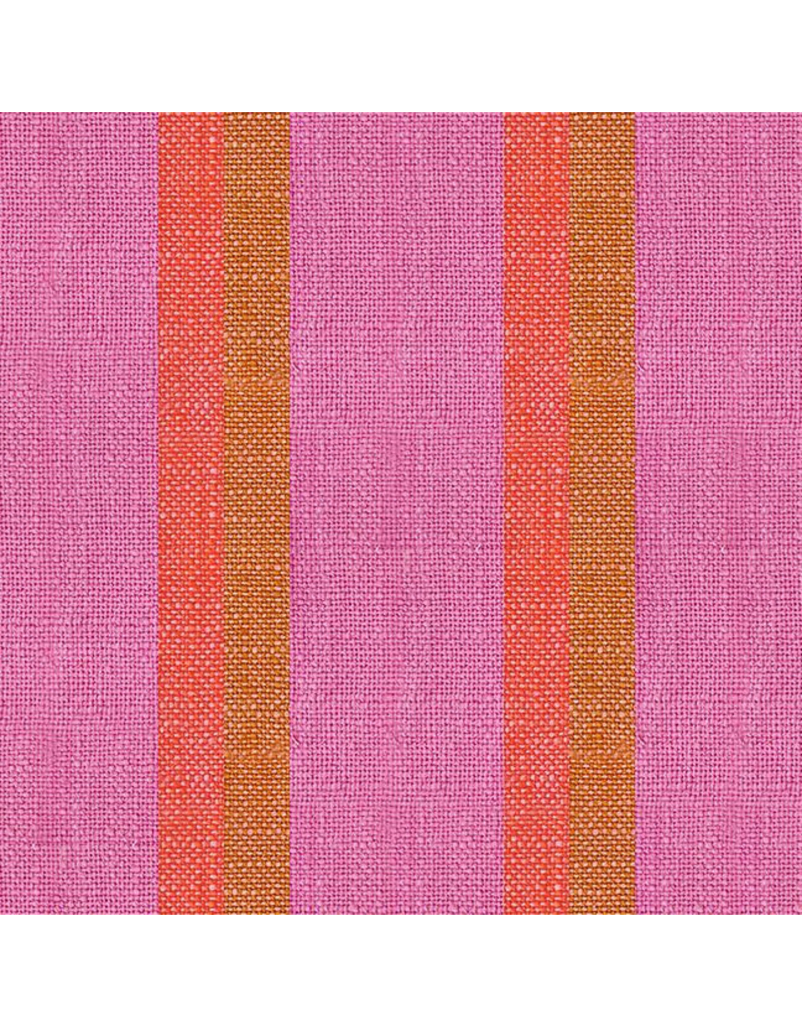 Alexia Abegg Jolie Toweling, Apron Stripe in Pink, 16" wide, sold by the yard