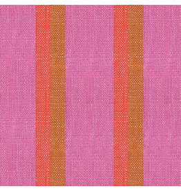 Alexia Abegg Jolie Toweling, Apron Stripe in Pink, 16" wide, Sold by the Half-Yard