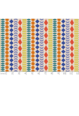 Alexia Abegg Jolie Toweling, Beads in Blue, 16" wide, sold by the yard