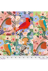 PD's Mia Charro Collection Bird Garden, Beautiful Birds in Multi, Dinner Napkin