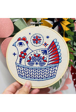 Hook, Line & Tinker French Hen, Embroidery Kit