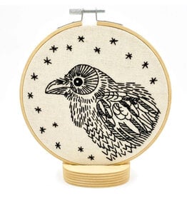 Hook, Line & Tinker Raven Nevermore, Embroidery Kit