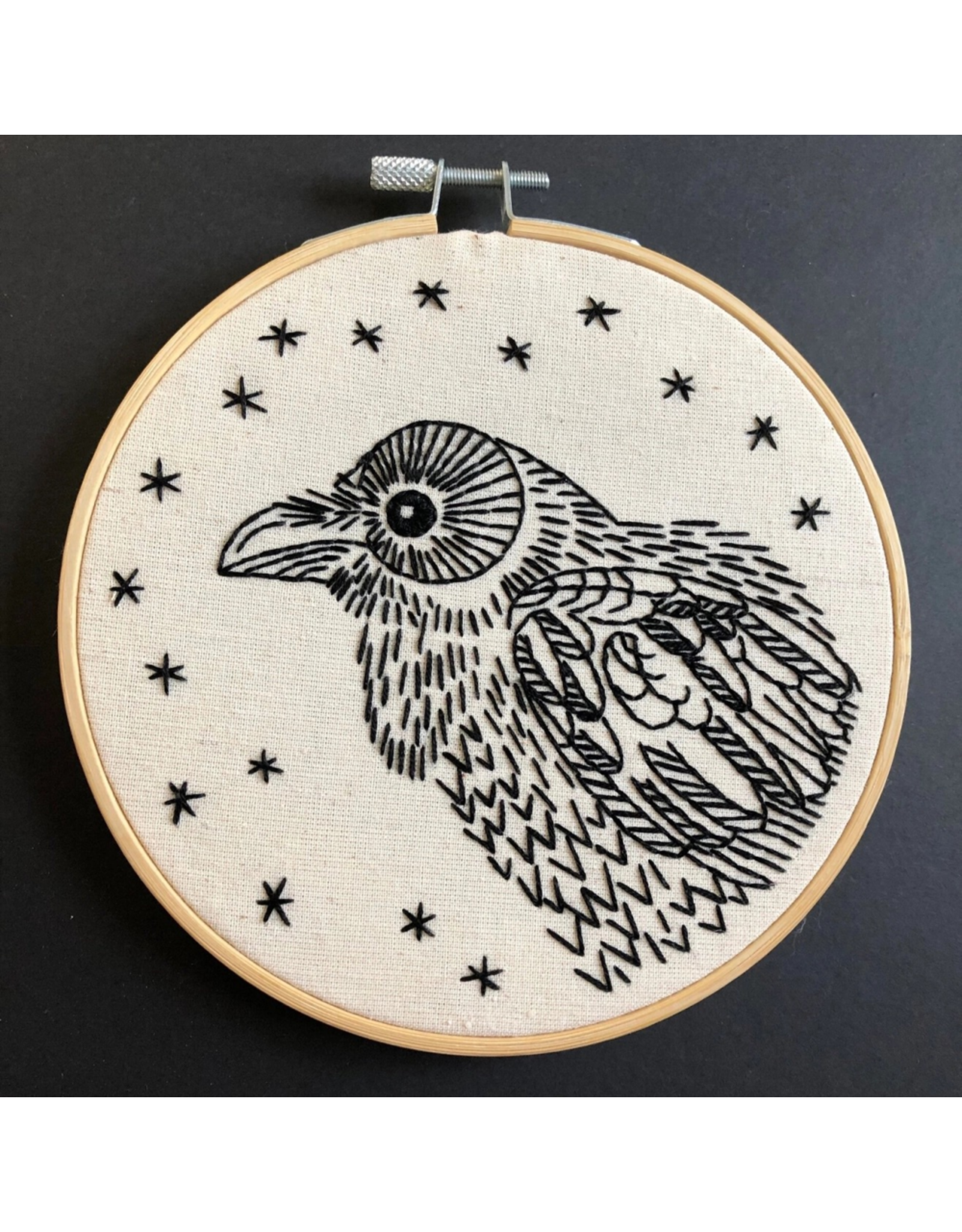 Hook, Line & Tinker Raven Nevermore, Embroidery Kit