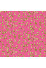 Martha Negley Garden, Garden Seeds in Pink, Fabric Half-Yards
