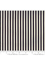 Moda Essentially Yours, Black and White Stripe, Fabric Half-Yards