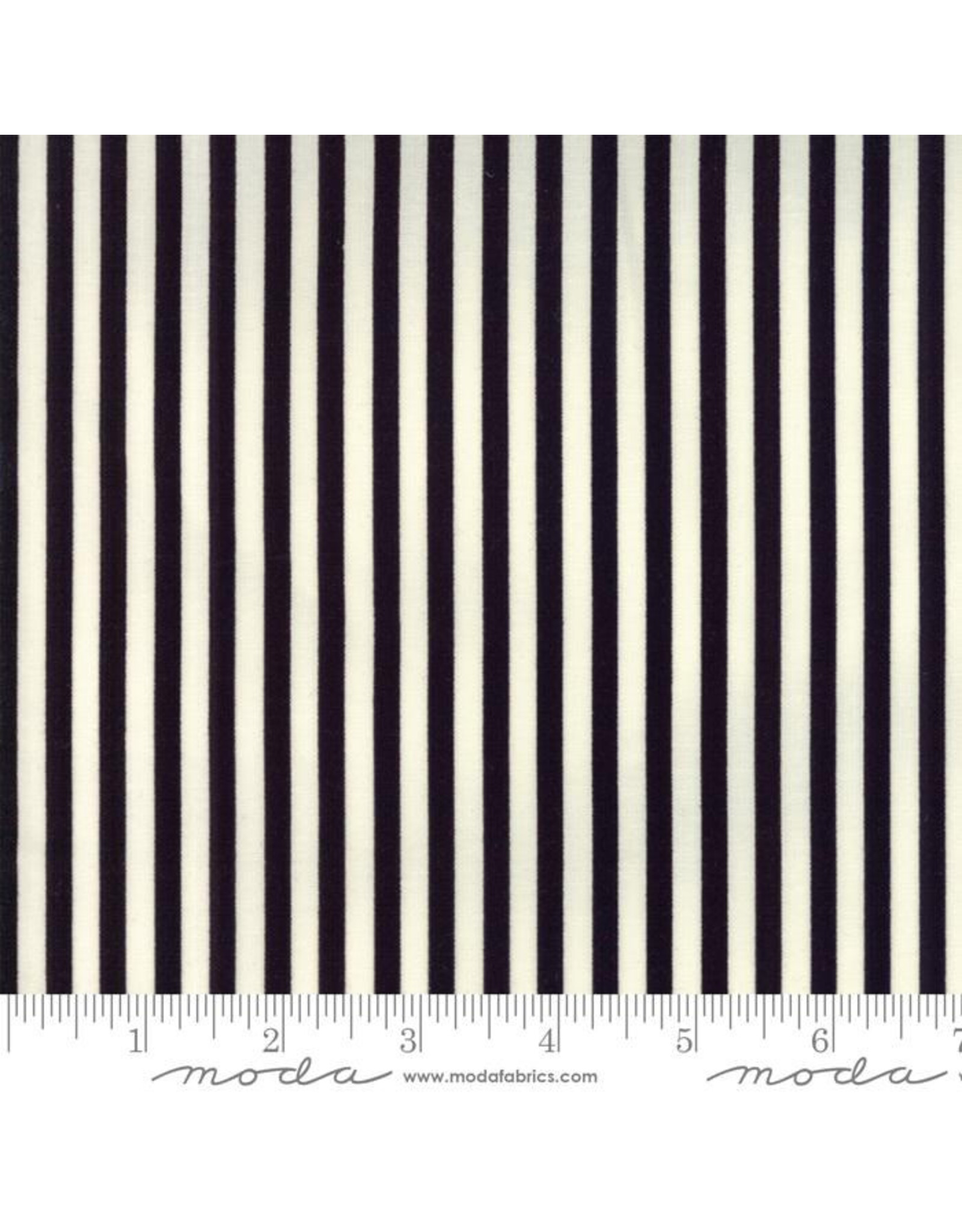 Moda ON ORDER-Essentially Yours, Black and White Stripe, Fabric Half-Yards