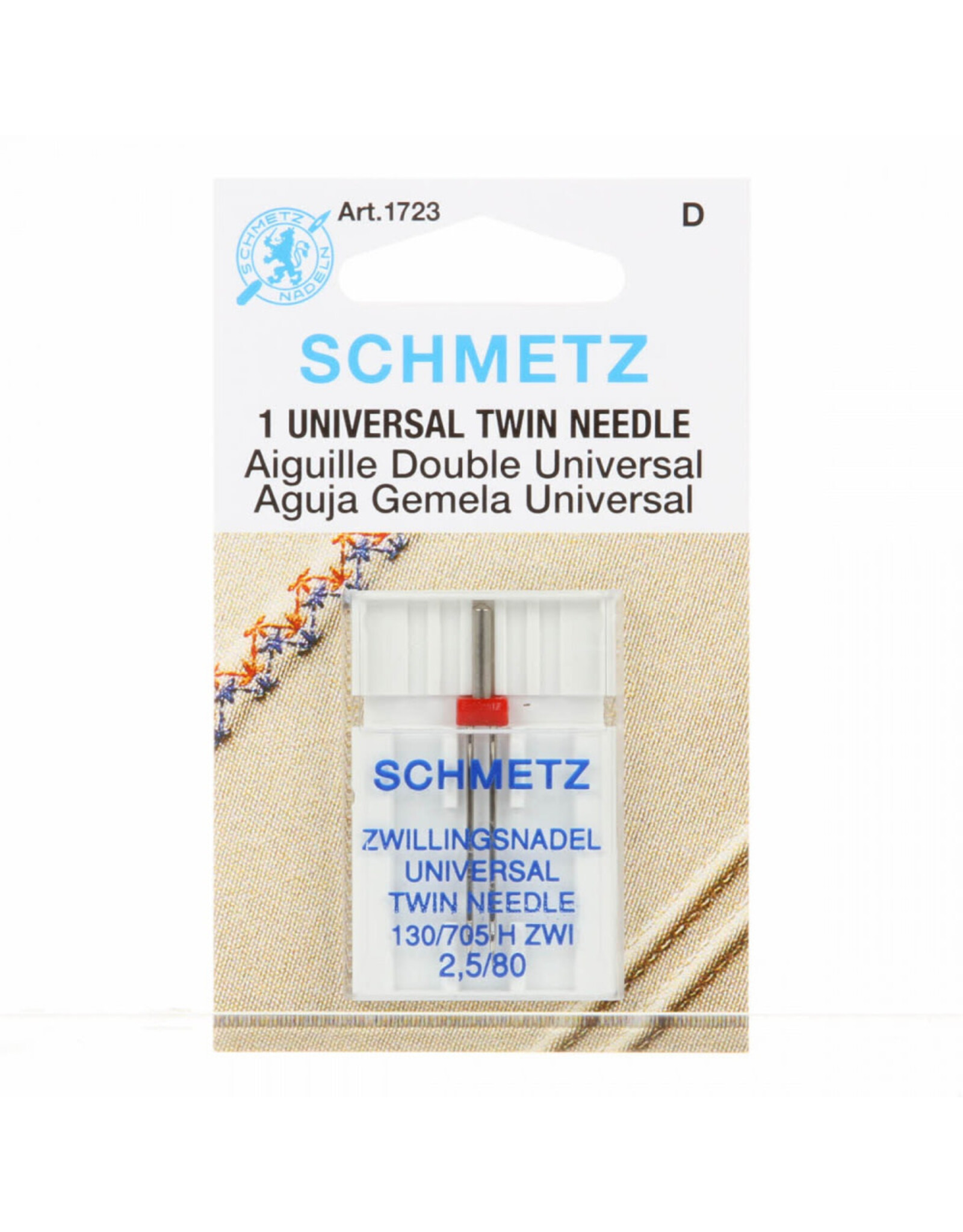 Schmetz Schmetz 1723 Universal Twin Needle - 1 count