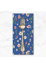 PD'S Free Spirit Collection Parterre, Woodland Blooms in Blue, Dinner Napkin