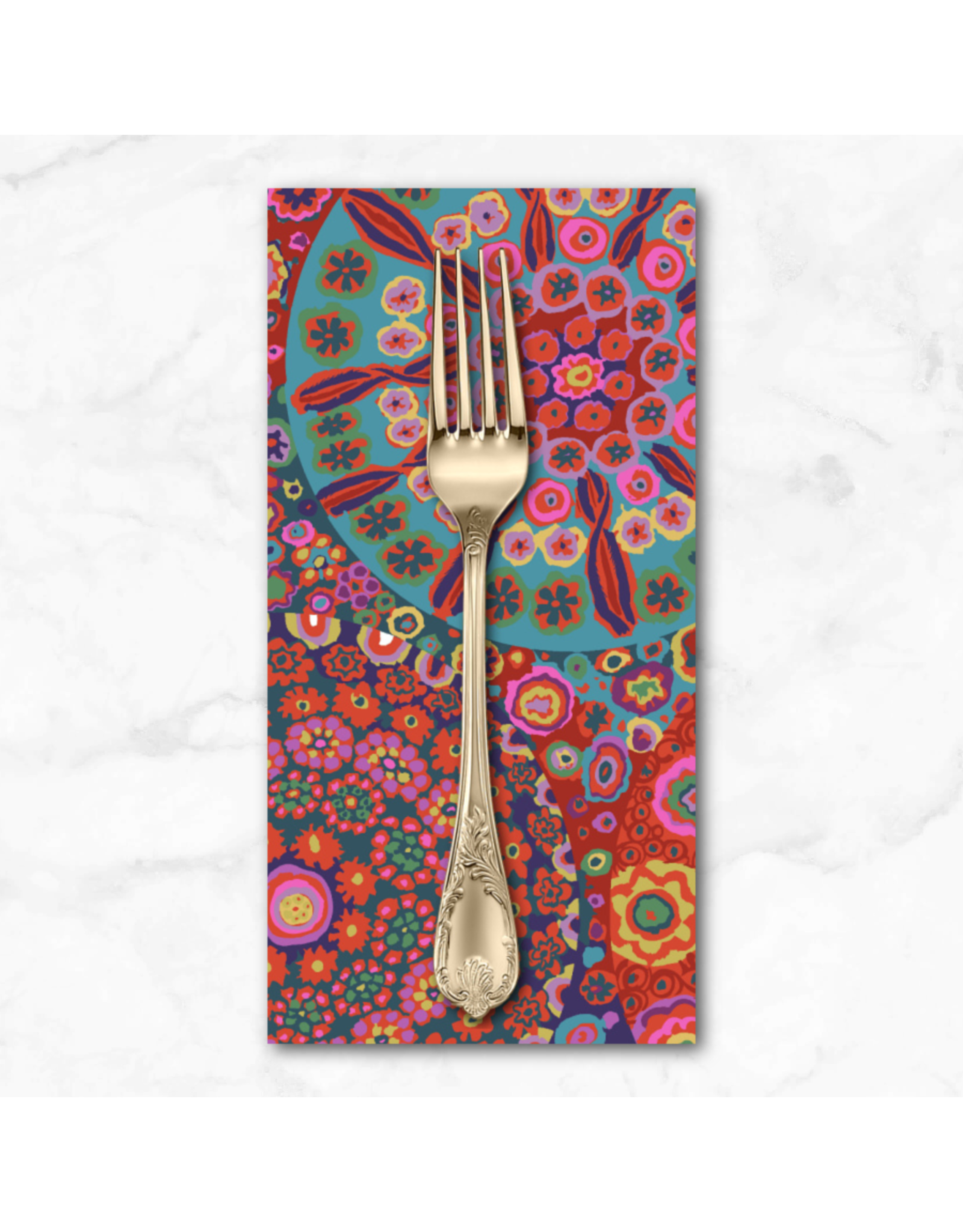 PD's Kaffe Fassett Collection Kaffe Collective Classics, Millefiore in Red, Dinner Napkin