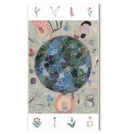 Figo Green World, Garden Panel, 24" Fabric Panel