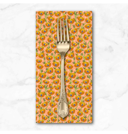 PD's Andover Collection Floral States of America, California Poppy,  Dinner Napkin