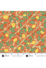 PD's Eye Candy Quilts Collection Ciao Bella, Limoni in Coral, Dinner Napkin