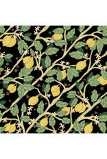 Eye Candy Quilts Ciao Bella, Limoni in Black, Fabric Half-Yards