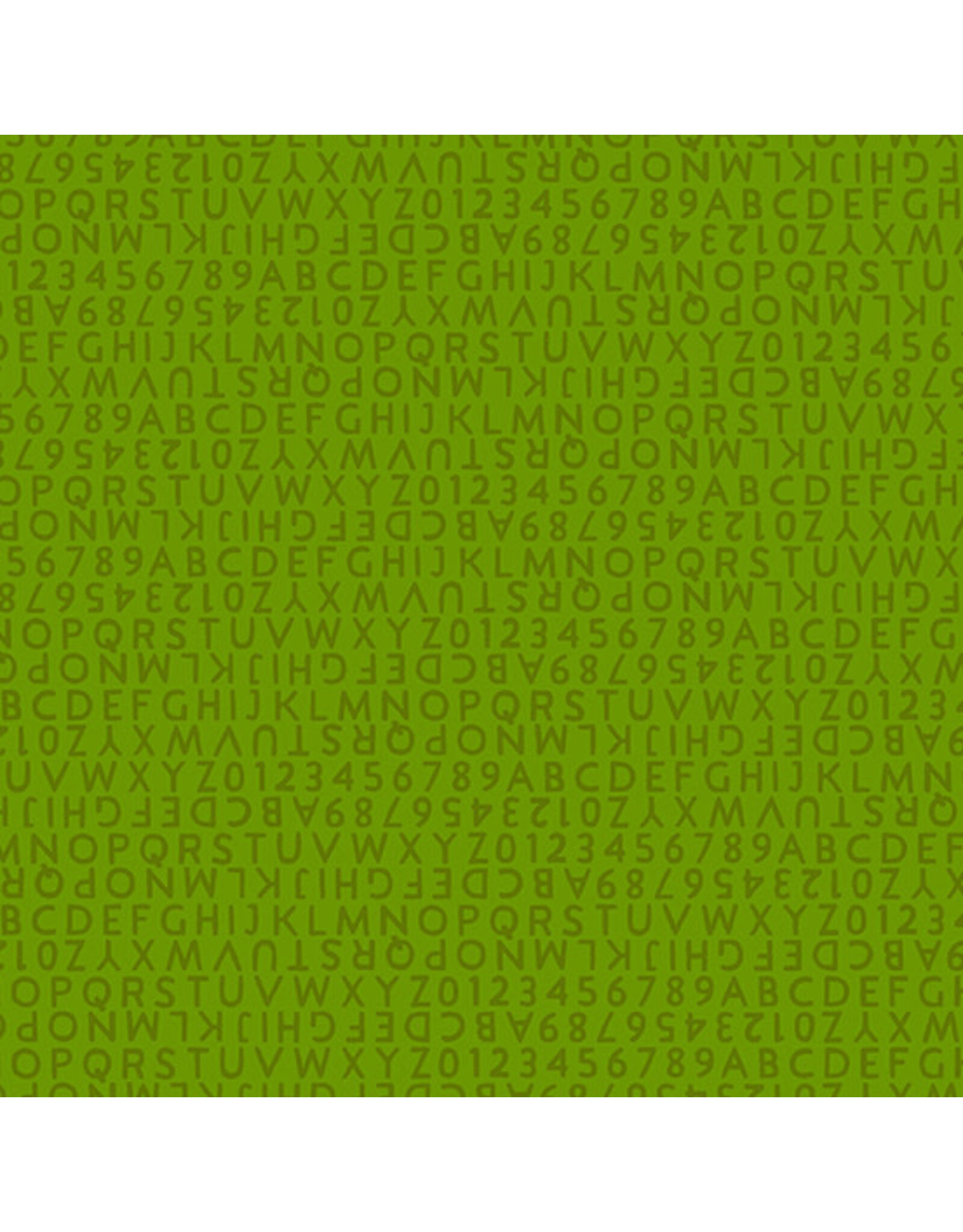 Alison Glass ON SALE - 5 YARD CUT, Postmark, Letters in Moss