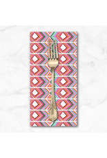 PD's Miriam Bos Collection Hola Frida, Manta in White, Dinner Napkin
