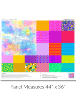 Lewis & Irene The Flower Collection, Daisies Panel in Bright, 36" x 44" Fabric Panel