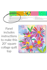 Lewis & Irene The Flower Collection, Daisies Panel in Bright, 36" x 44" Fabric Panel