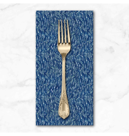 PD's Boccaccini Meadows Collection Autumn Forage, Wheat in Blue, Dinner Napkin